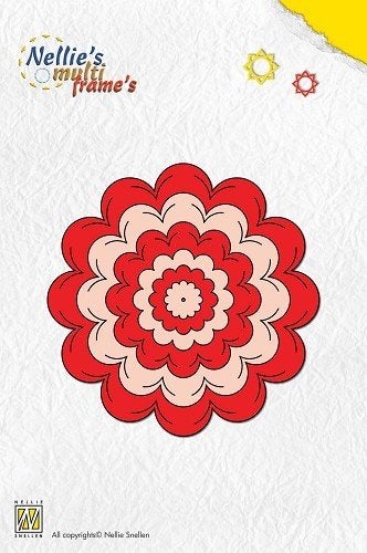Nellie's Multi Frame Die MFD024 Incire Flower, Ophalen of Verzenden, Nieuw, Overige thema's, Pons of Mal