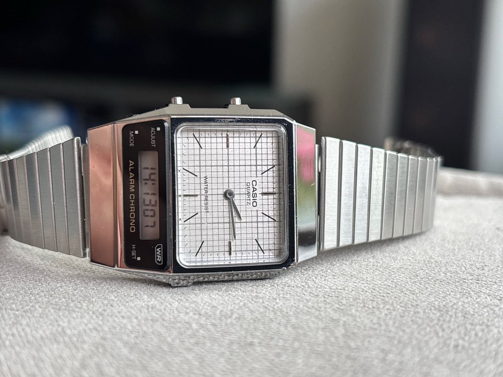 Casio AQ-800E-7A, Sieraden, Tassen en Uiterlijk, Horloges | Heren, Casio, Staal, Polshorloge, Ophalen of Verzenden