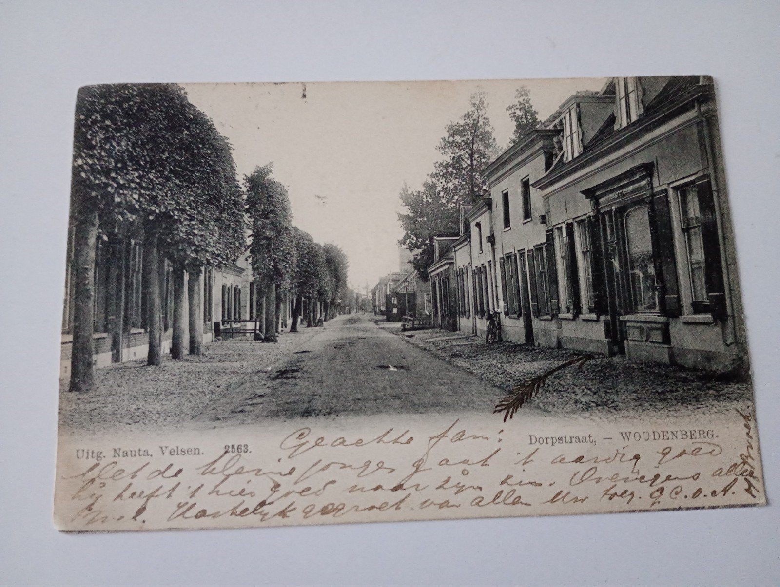 Woudenberg Dorpsstraat 1906, Ophalen of Verzenden, Voor 1920, Gelopen, Utrecht