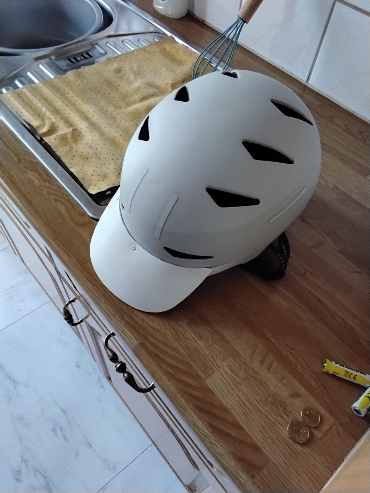 Scooter helm, Ophalen