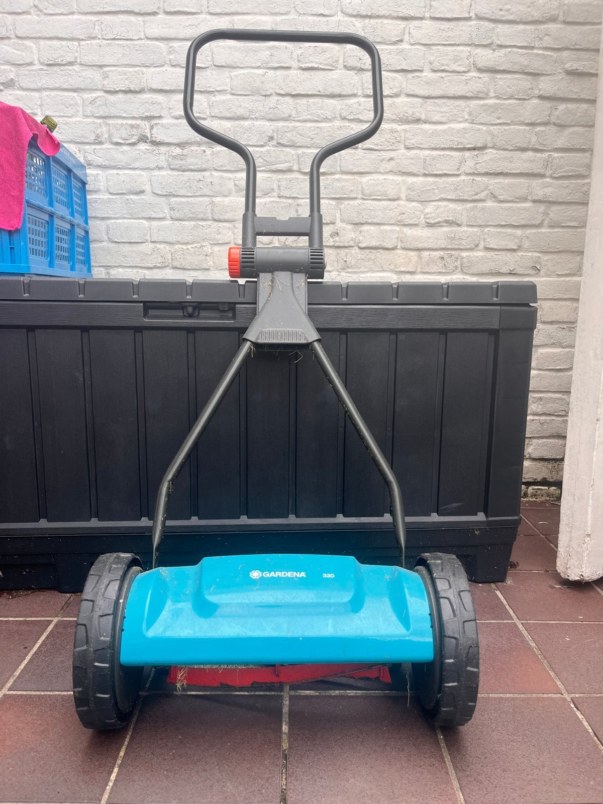 Gardena 330 handgrasmaaier, Ophalen, Gebruikt, Handgrasmaaier, 30 t/m 39 cm