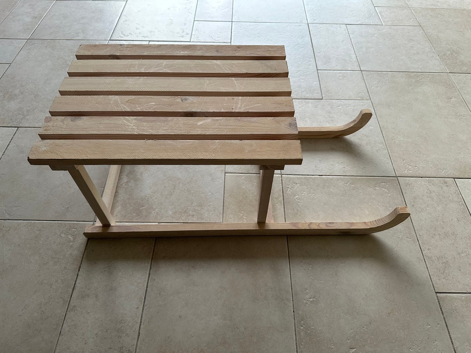 Slee voor decoratie, Ophalen, Hout, Beige, Overige stijlen
