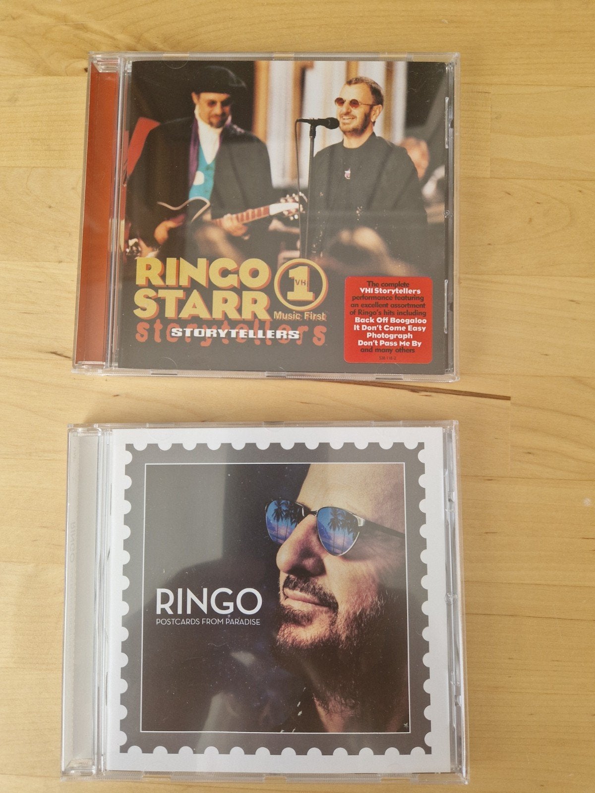 Ringo Starr CD's: VH1 Storytellers & Postcards from Paradise, Gebruikt, Pop, Ophalen of Verzenden, Inclusief doosje
