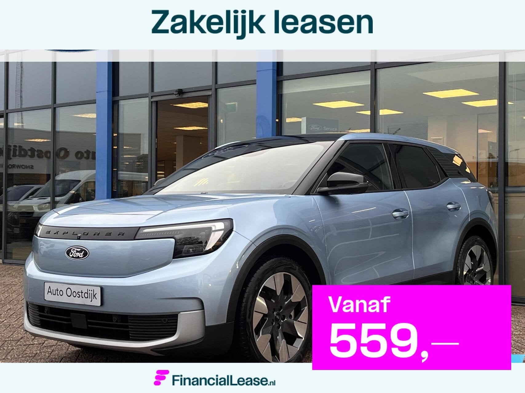 Ford Explorer Premium Extended Range RWD 77 kWh 286PK Panoda, Automaat, Dealer onderhouden, Achterwielaandrijving, Gebruikt