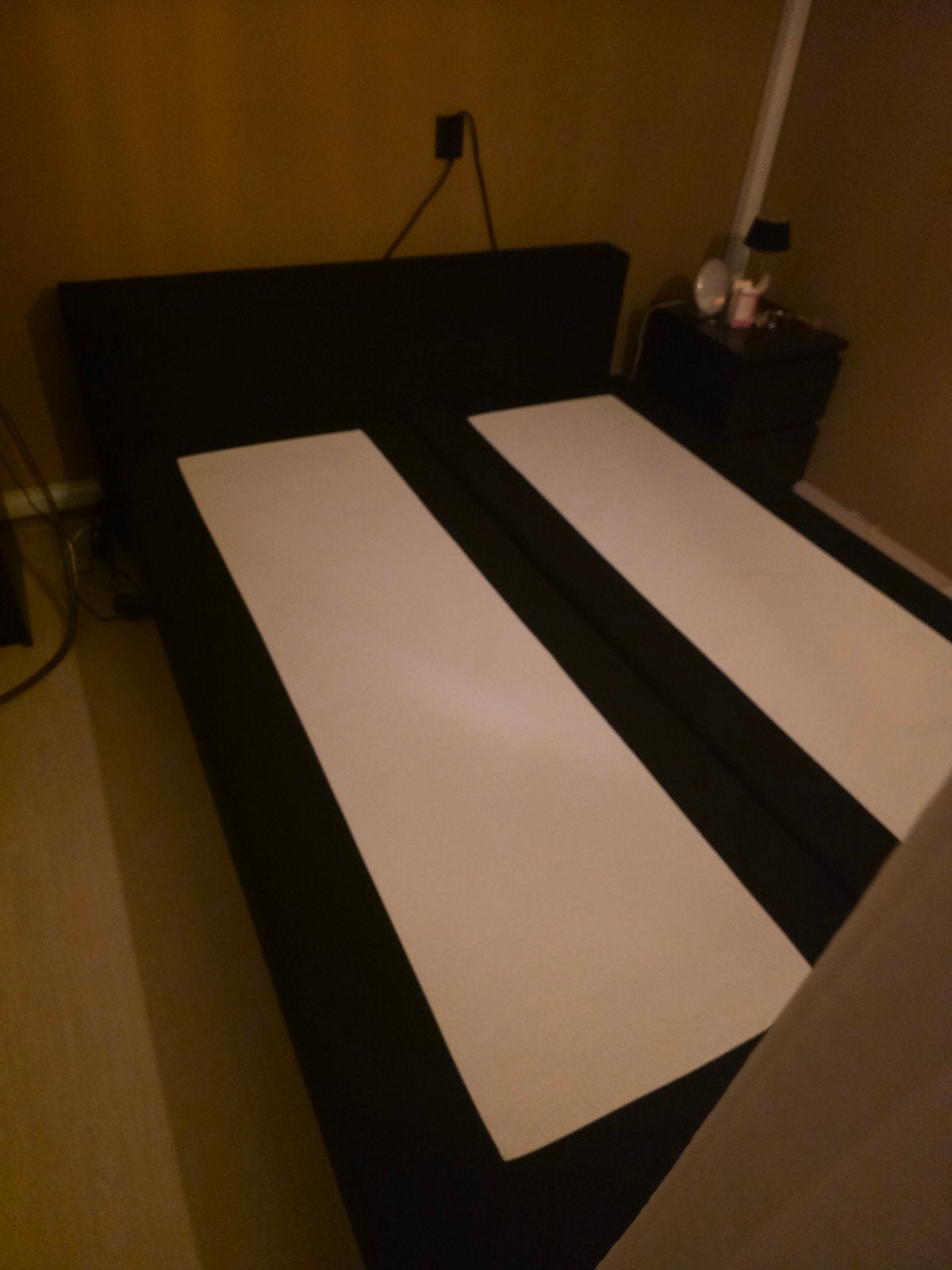 boxspring 160x210 met matras, Ophalen, Tweepersoons