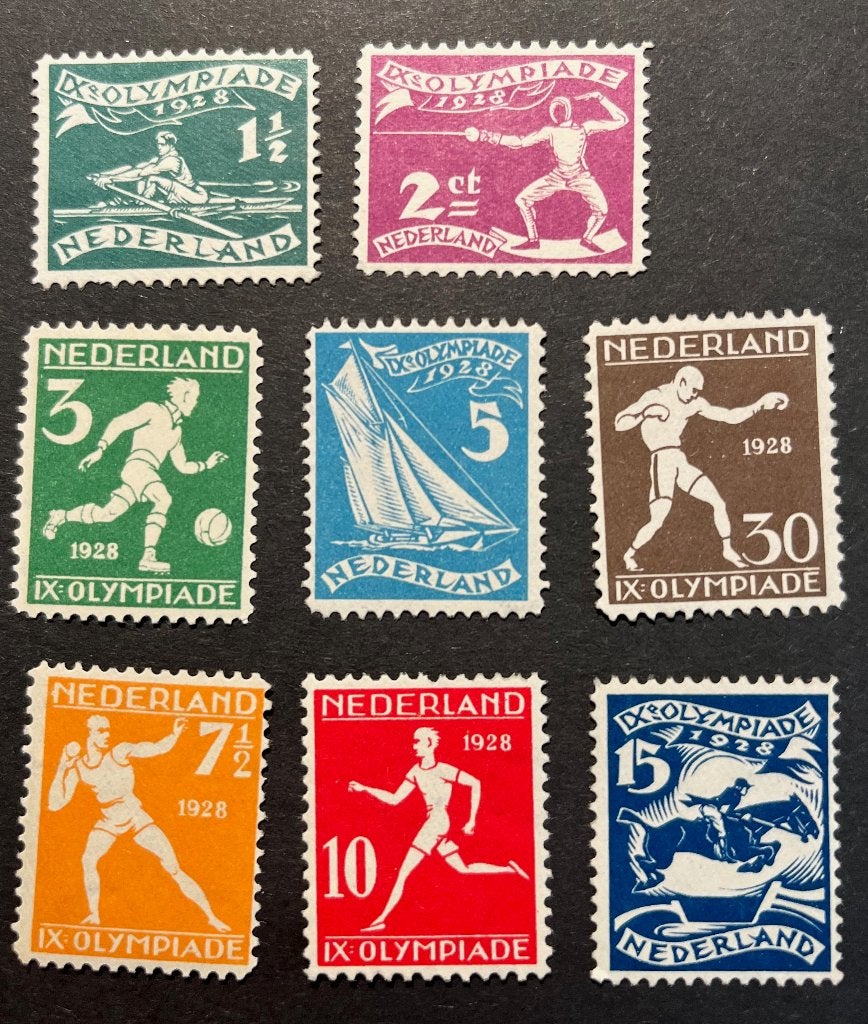 NVPH 212 - 219 Olympiade Amsterdam, Postzegels en Munten, Postzegels | Nederland, Ophalen of Verzenden, T/m 1940, Postfris