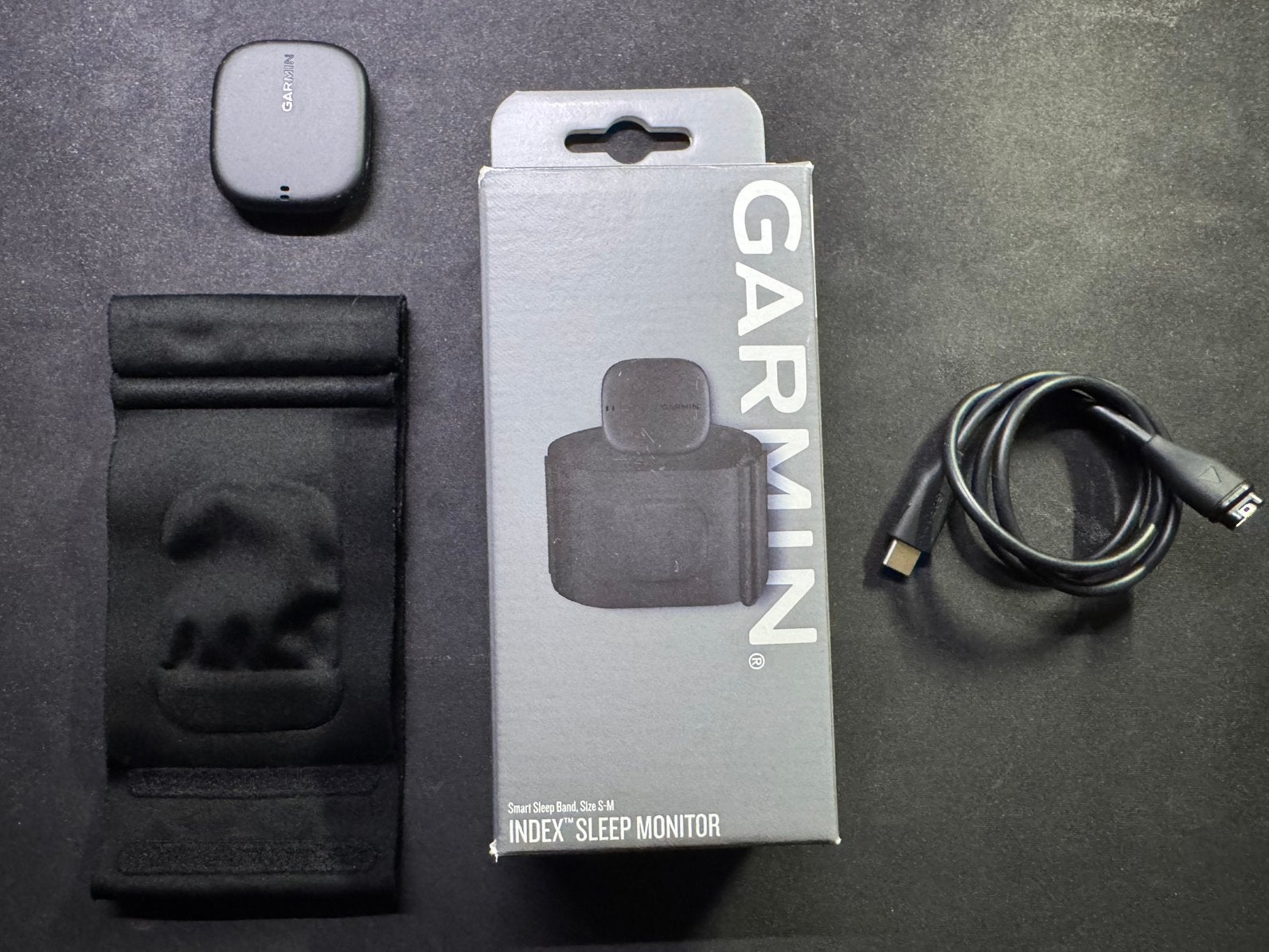 Garmin Index Sleep Monitor, Ophalen of Verzenden, Waterdicht, Gebruikt, Zwart