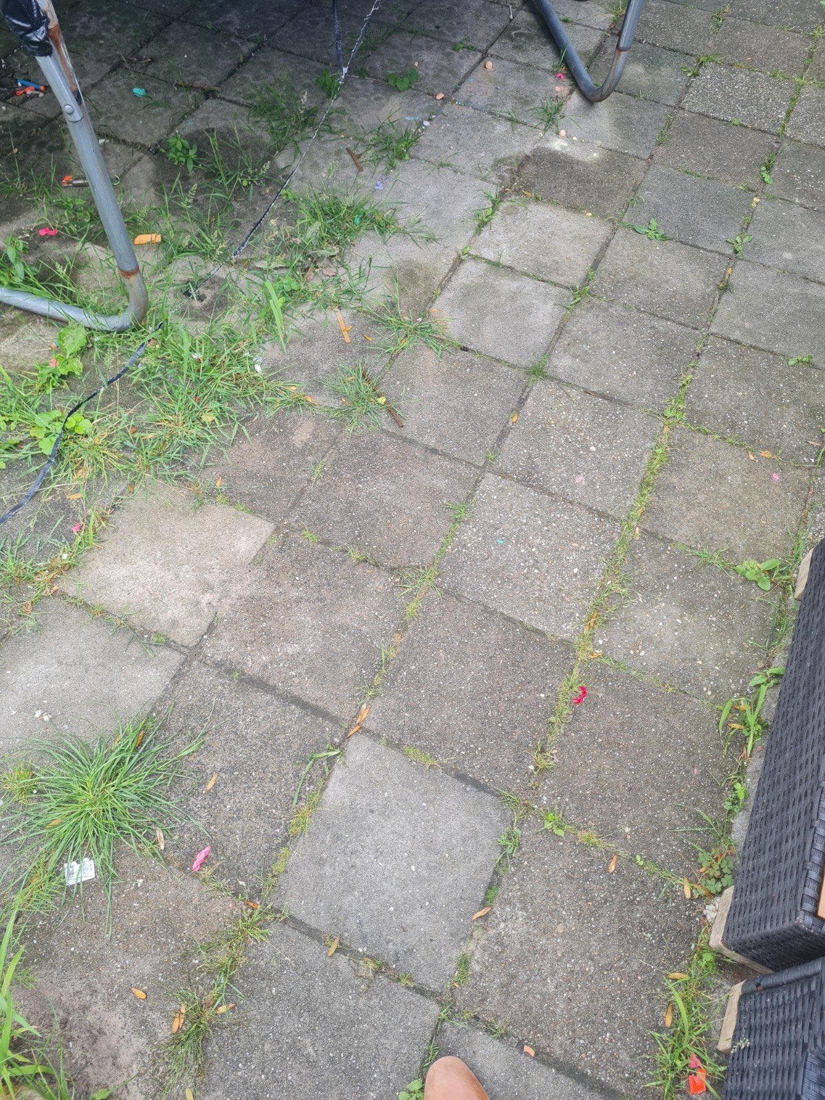 Betontegels 30x30 cm, ca. 40 m² - Zelf uithalen, Tuin en Terras, Tegels en Klinkers, Ophalen, Gebruikt, 10 m² of meer, Beton