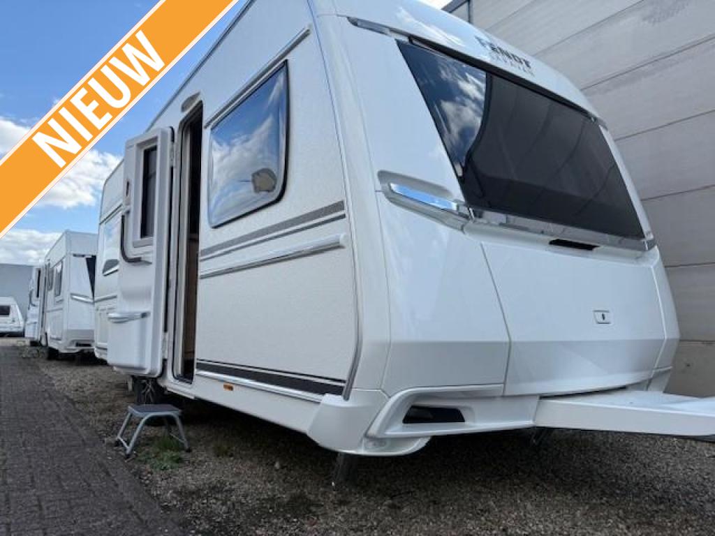 Fendt 495 SFE Bianco Activ nieuw €3017 voordeel, Caravans en Kamperen, Schokbreker, Standaardzit, Bedrijf, Overige typen