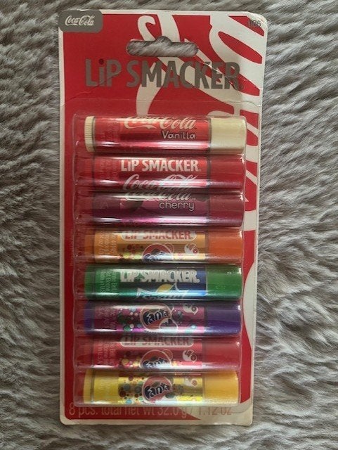 Lip smacker set 8 lippenbalsems Coca Cola, Fanta en Sprite, Ophalen of Verzenden, Nieuw, Gebruiksvoorwerp