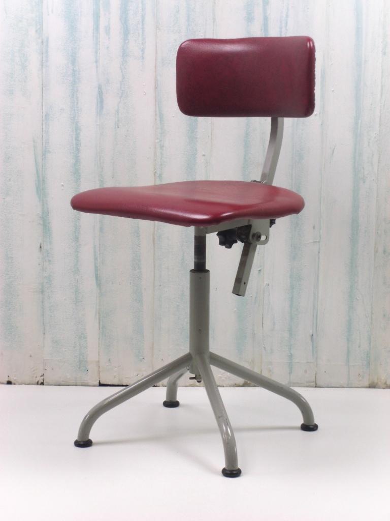 Vintage Gispen Bureaustoel nr. 350, Huis en Inrichting, Stoelen, Ophalen, Gebruikt, Gispen, Vijf, Zes of meer stoelen