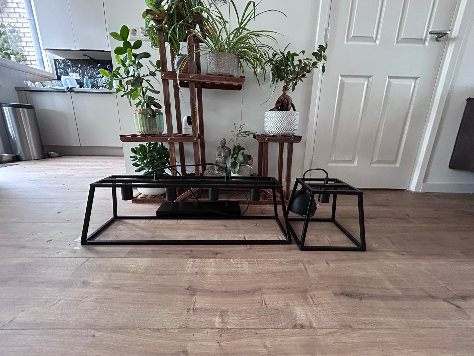 Set van 2 Ikea Felsisk hanglampen - Eettafel & Klein, Huis en Inrichting, Ophalen of Verzenden, Zo goed als nieuw, Metaal, E27 (groot)
