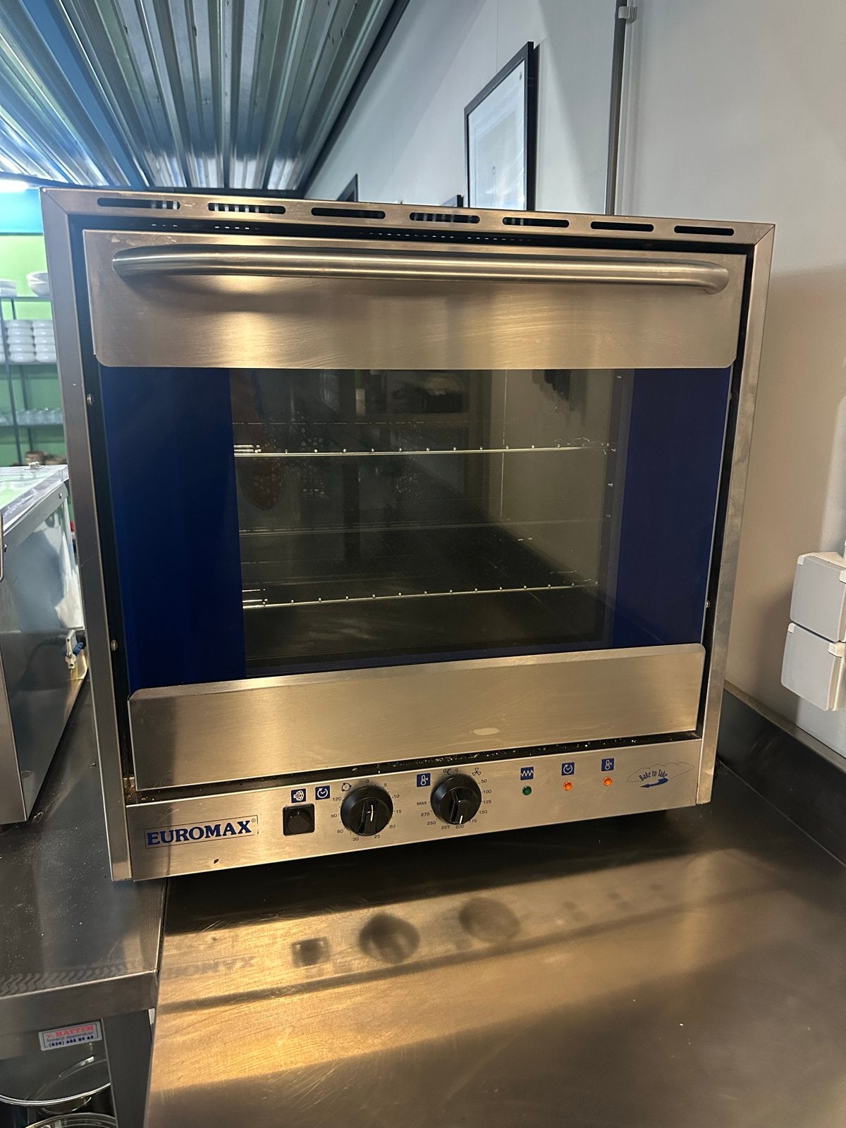 Euromax Hetelucht- en Stoomoven - Zo goed als nieuw, Overige merken, Oven, Hete lucht, Ophalen of Verzenden