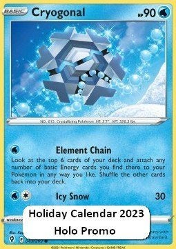 Cryogonal 043/203 - Evolving Skies Holo Promo - NM, Ophalen of Verzenden, Zo goed als nieuw, Losse kaart