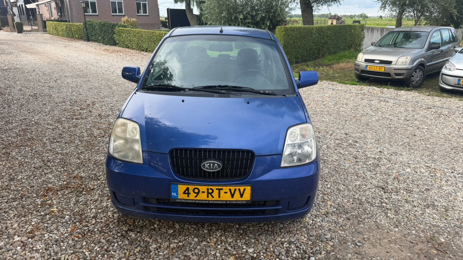 Kia Picanto 1.0 lx 2005Blauw apk airco nap stuurbekr  netjes, Voorwielaandrijving, Stof, 836 kg, 31 €/maand