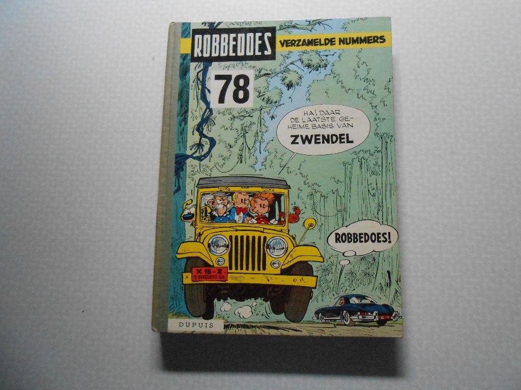 Robbedoes verzamelde nummers 78. 1 ste druk 1960. Met micro, Eén stripboek, Ophalen of Verzenden, Zo goed als nieuw