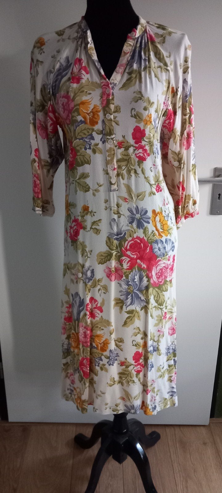 Supermooie jurk zomerjurk Zara midi jurk maat 34, Meerkleurig, Zara, Ophalen of Verzenden, Maat 34 (XS) of kleiner