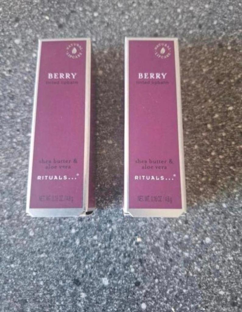 2 nieuwe rituals tinted balm (advr 197), Lippen, Paars, Nieuw, Ophalen of Verzenden