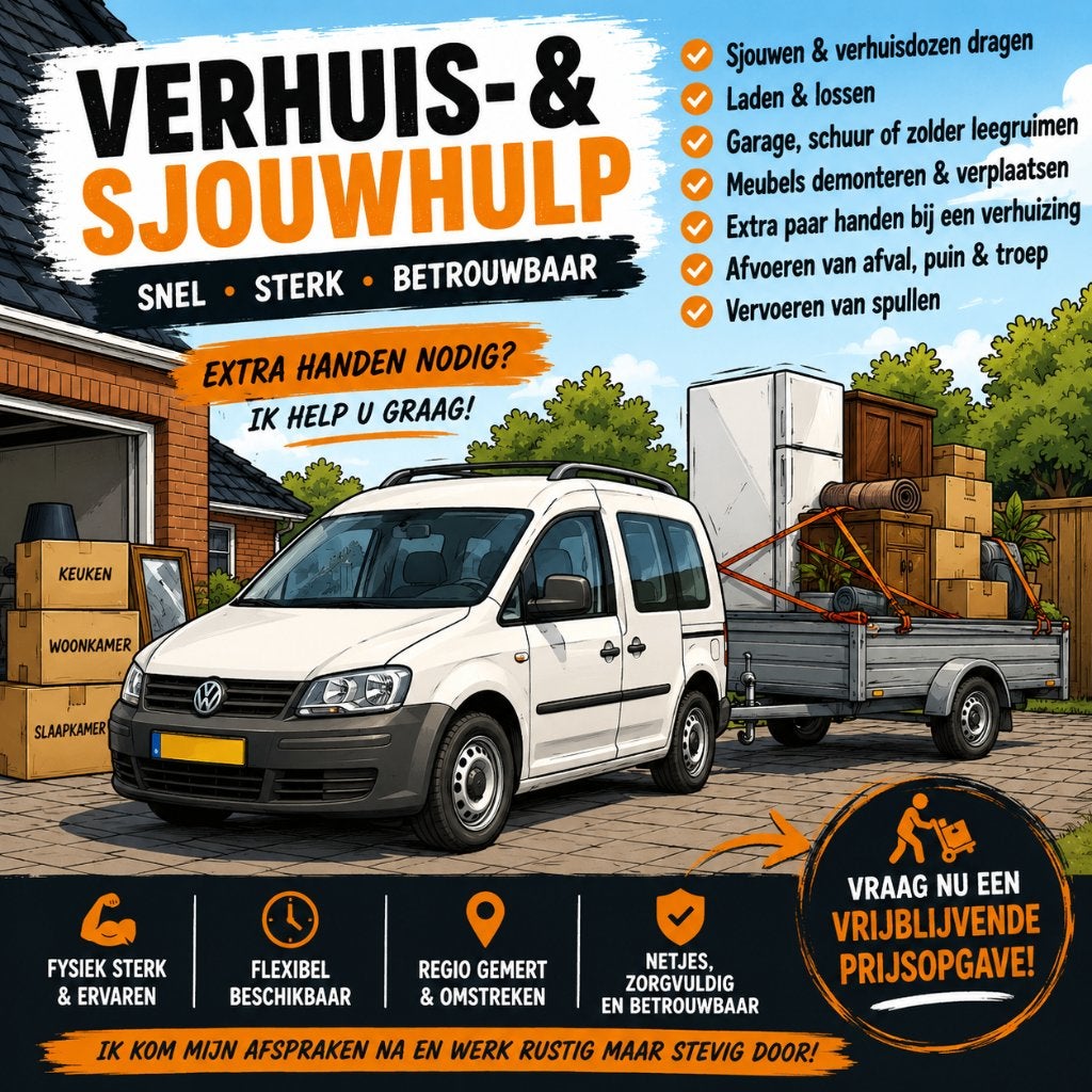 BETROUWBARE VERHUIS-, SJOUW- EN OPRUIMHULP, Ophalen, Gebruikt