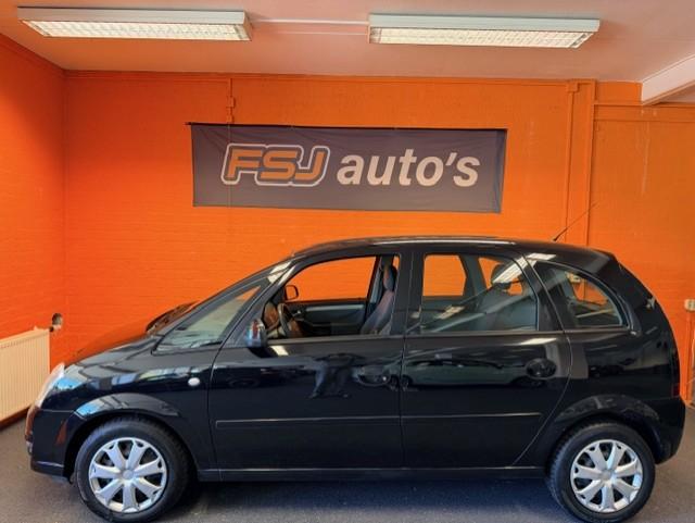 Opel Meriva 1.6 16V / DE LUXE / AIRCO / APK 31-12-2026!, Auto's, Voorwielaandrijving, Gebruikt, 4 cilinders, Zwart