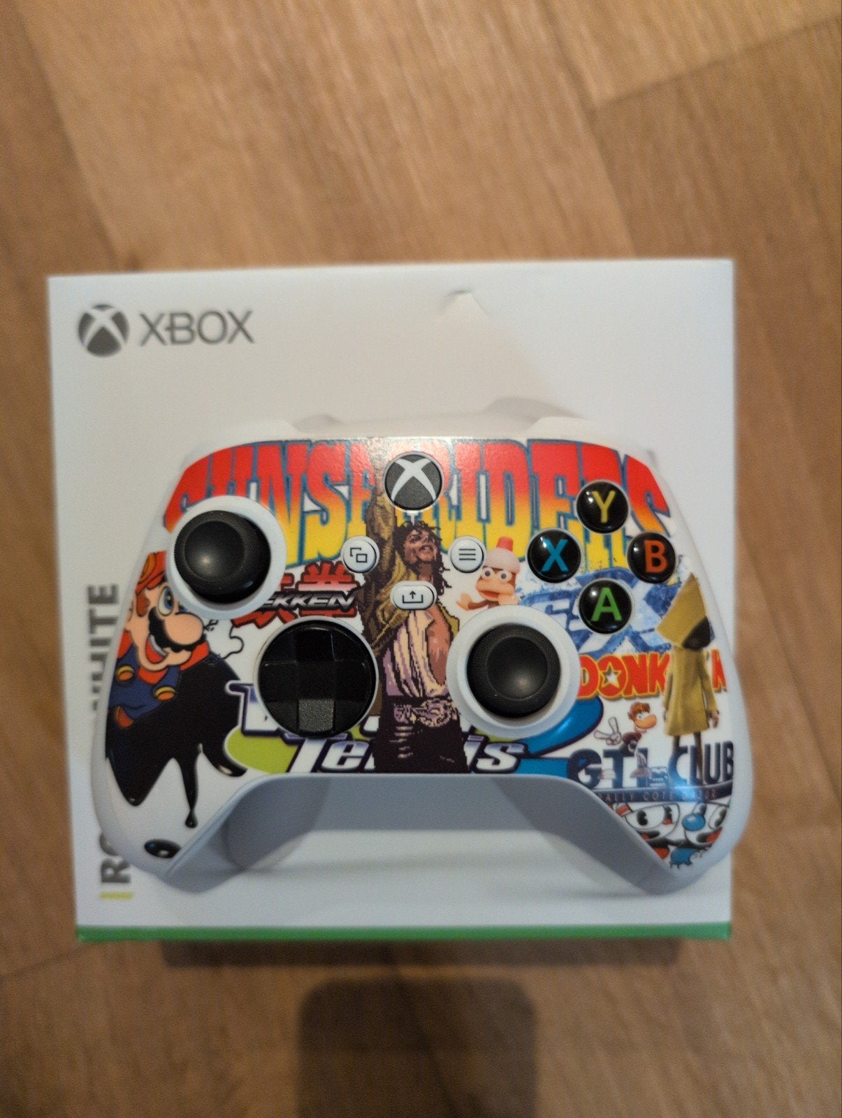 Xbox Controller Robot White met custom sticker - Nieuw, Ophalen of Verzenden, Nieuw, Controller, Xbox Series S