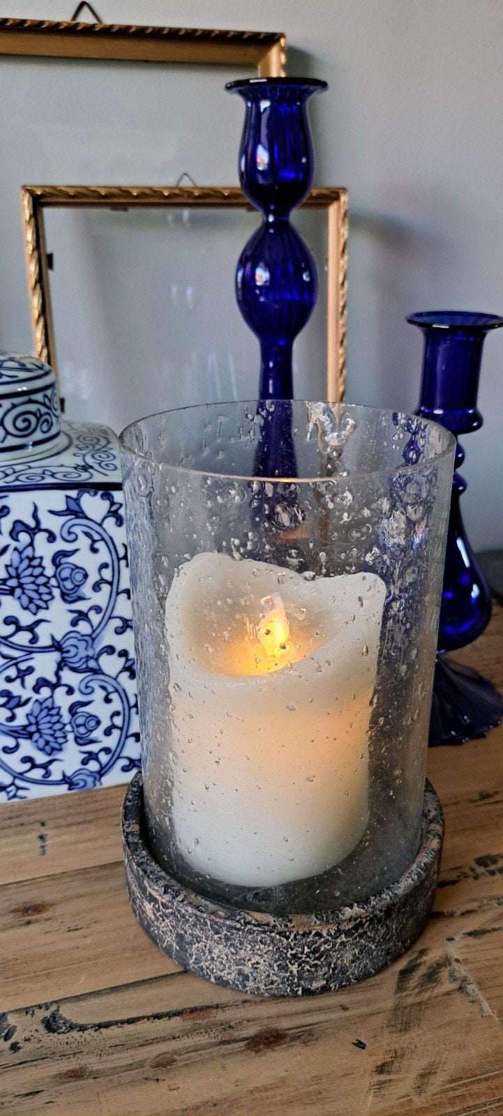 Windlicht Be Unique L, Ophalen of Verzenden, Glas, Kaars