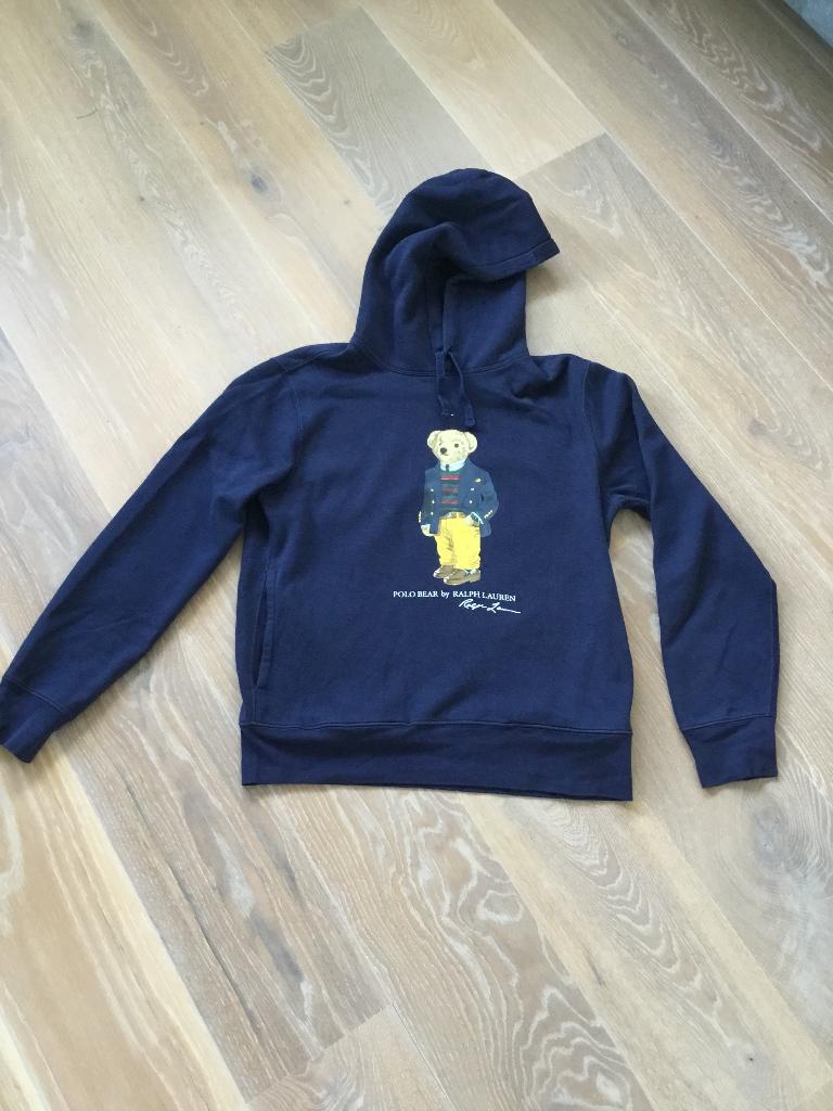 Ralph Lauren polo bear hoodie maat s, Blauw, Ralph Lauren, Ophalen of Verzenden, Zo goed als nieuw