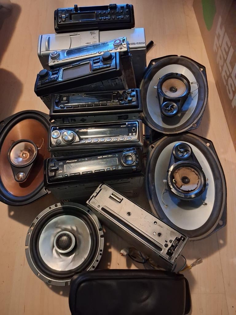 Diverzen autoradio's ,Kenwood met casette, Sony, Pioneer enz, Auto diversen, Autoradio's, Ophalen