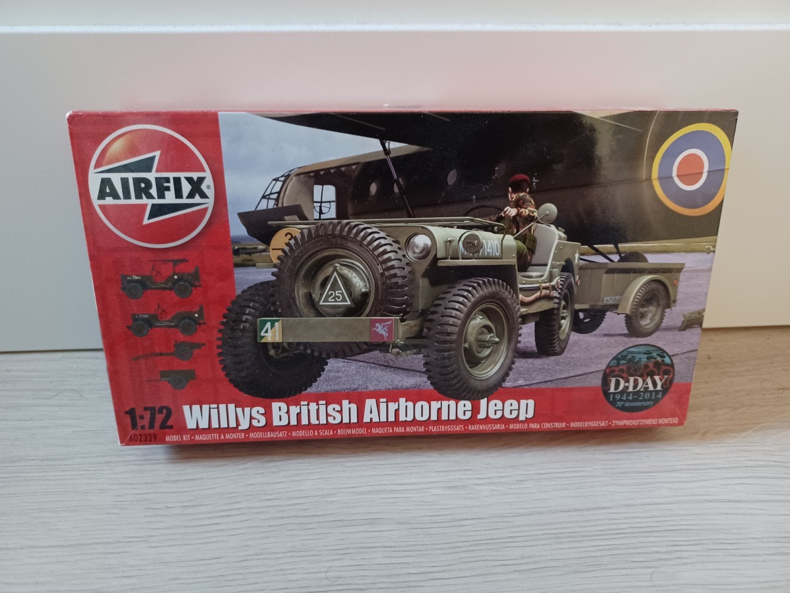 Airfix 1/72 Willys British Airborne Jeep D-Day 70th annivers, Ophalen of Verzenden