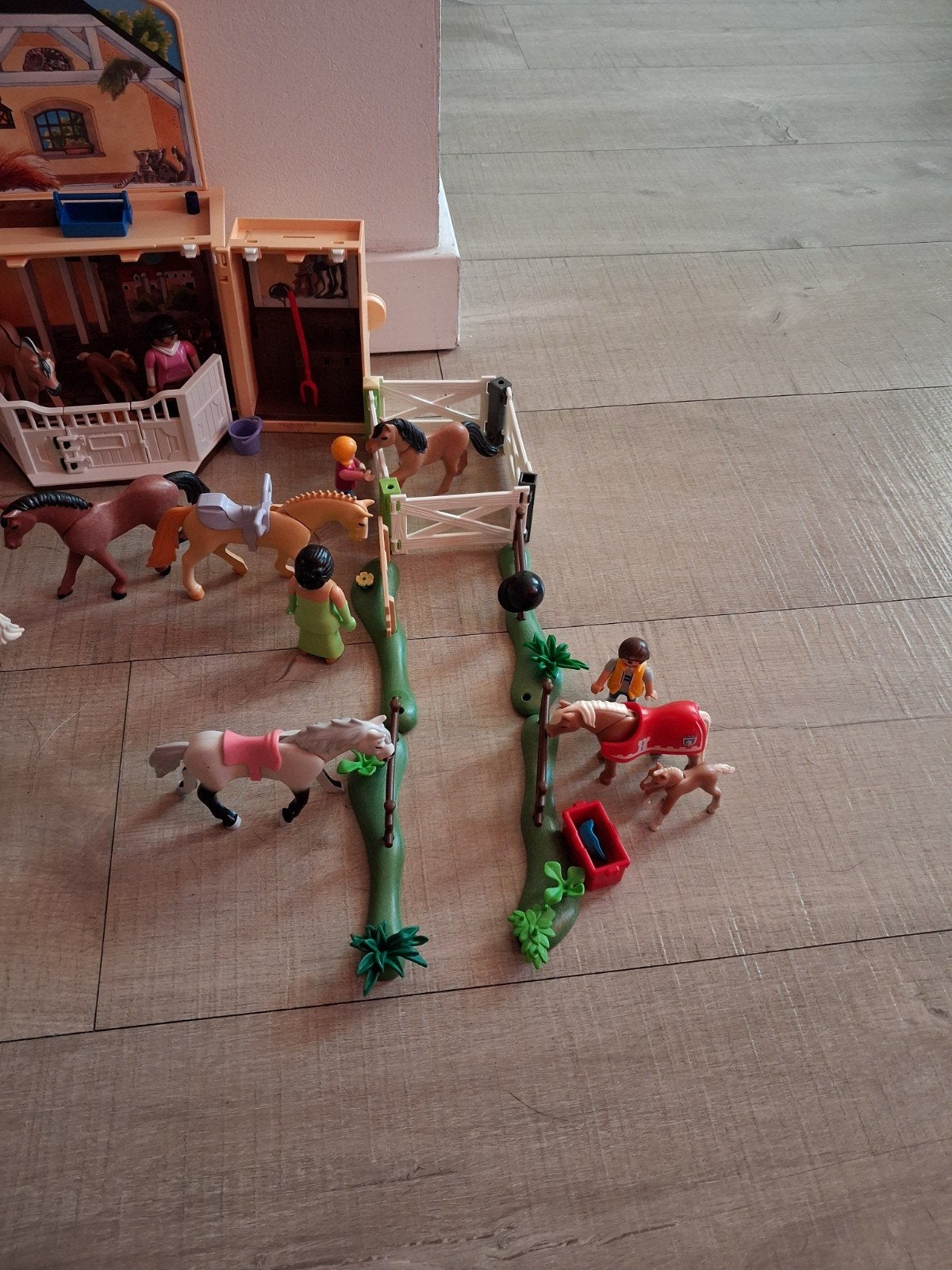 playmobil paarden manege, Ophalen, Gebruikt, Losse onderdelen