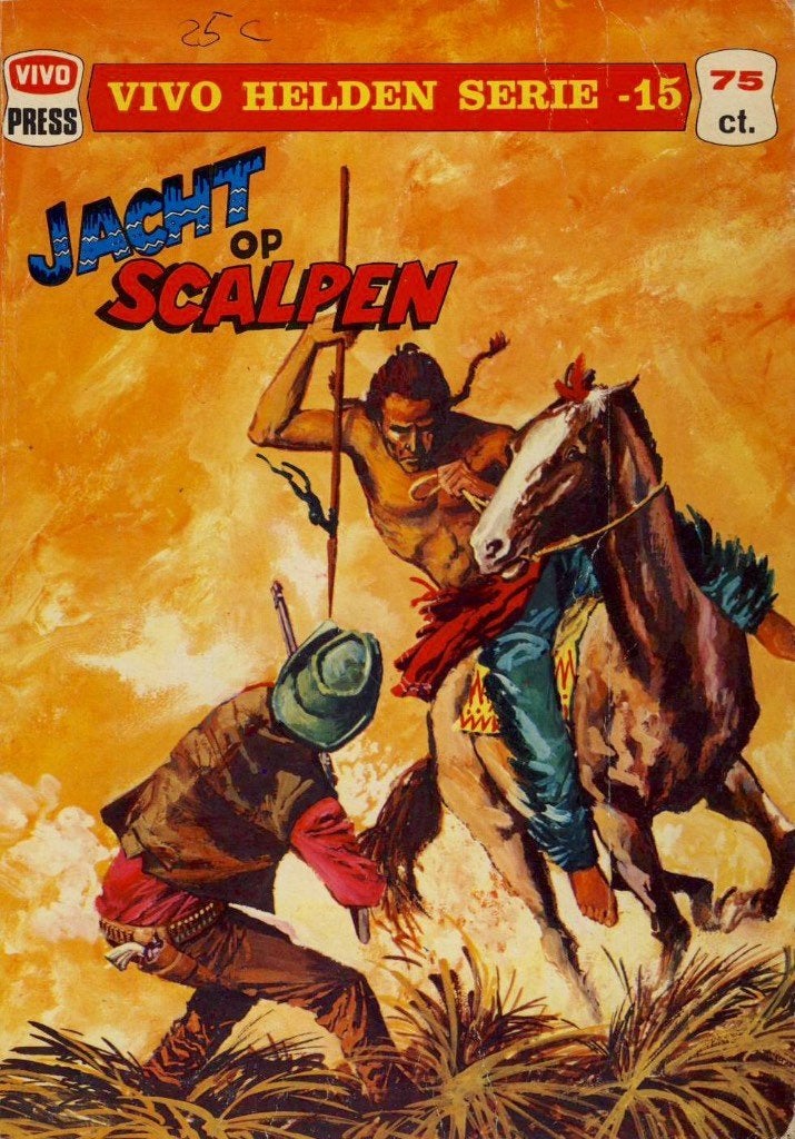Jacht op scalpen - Vivo Helden Serie nr. 15, Boeken, Eén stripboek, Ophalen of Verzenden, Gelezen