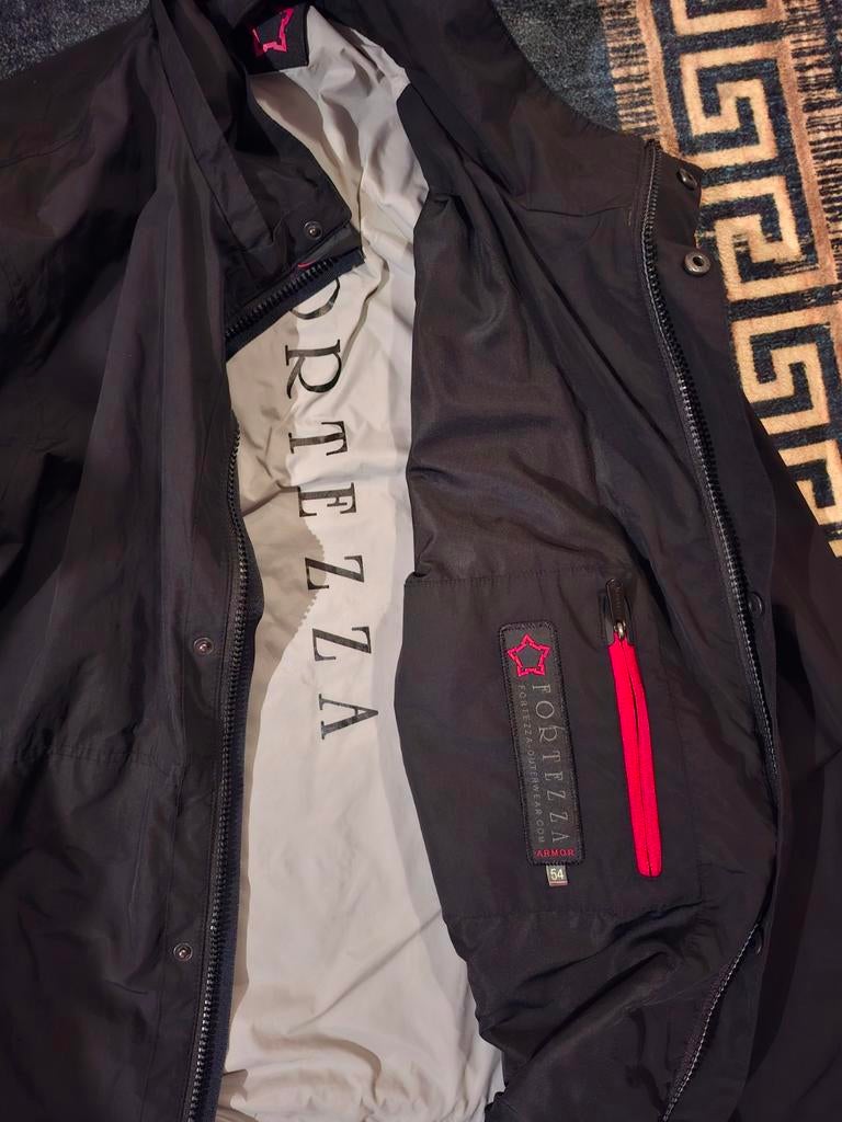 Fortezza herenjas, maat 54 (XL), zwart, Verzenden, Zwart, Maat 56/58 (XL), Zo goed als nieuw