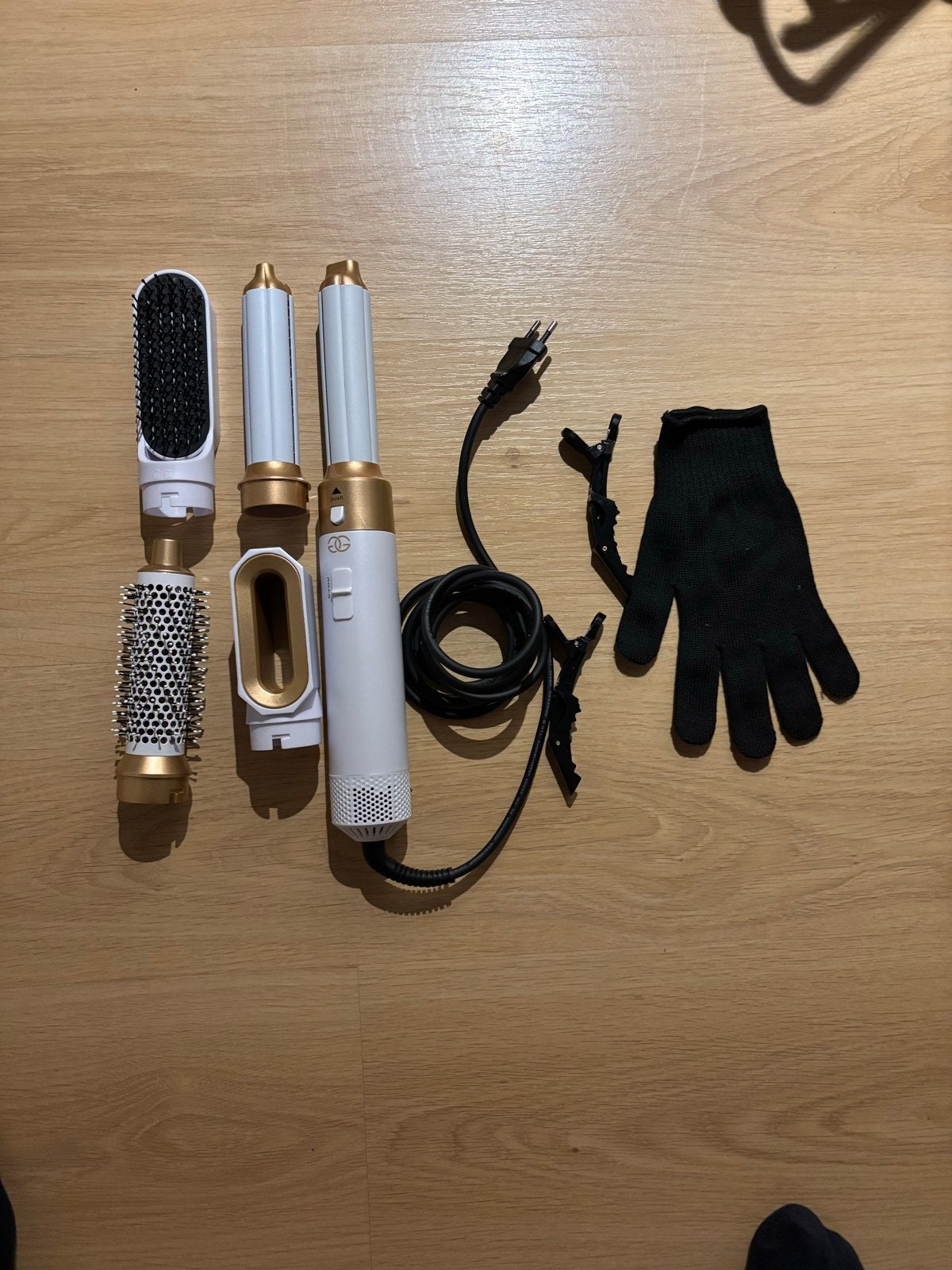 5-in-1 Haarstyling Set - Föhn, Krultang, Borstel, Ophalen of Verzenden, Zo goed als nieuw, Haarverzorging