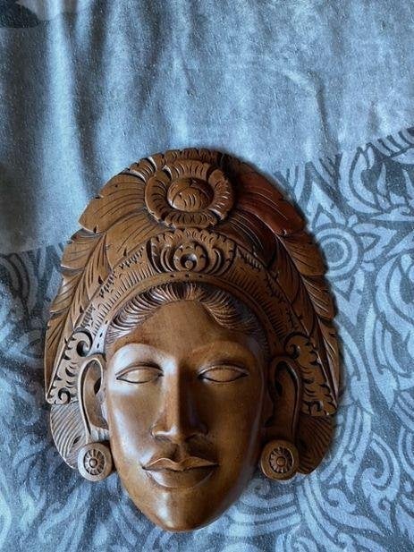 prachtige wanddecoratie vouw indonesie bali ongeveer 25 cm, Ophalen