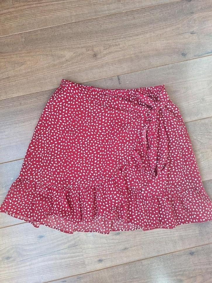Zomers rokje van Cerise Blue - Rood met witte print, Cerise Blue, Ophalen of Verzenden, Zo goed als nieuw, Maat 36 (S)