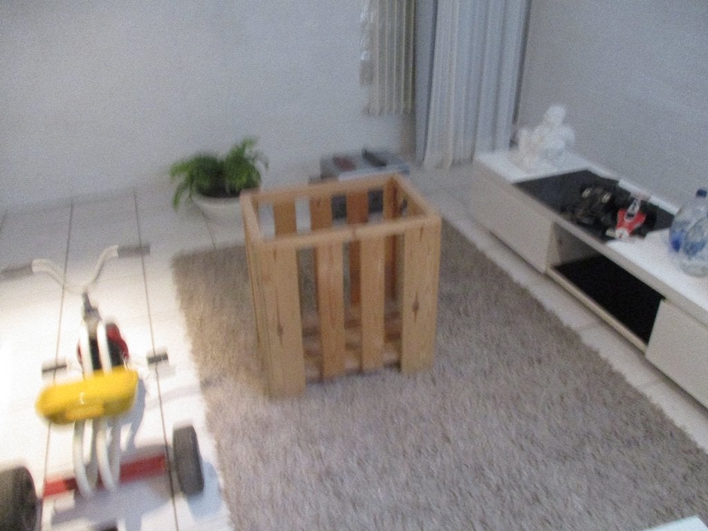 Houten krat, Ophalen, Gebruikt
