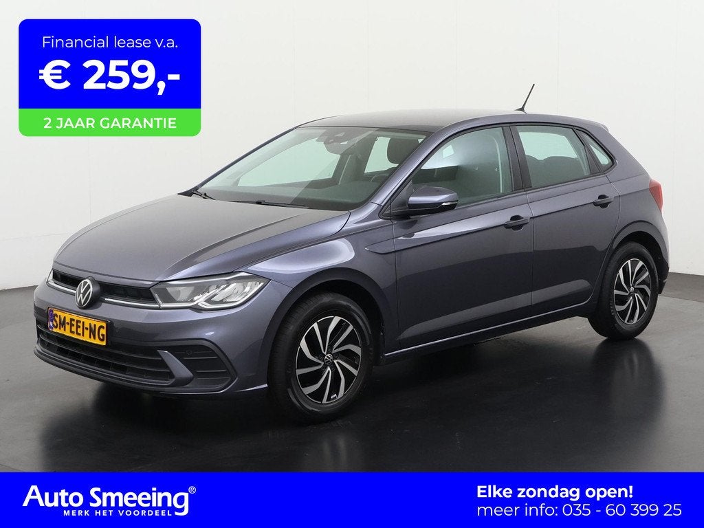 Volkswagen Polo 1.0 TSI Life DSG | Navigatie | Zondag Open!, Auto's, 12 maanden, Stof, Gebruikt, 1104 kg