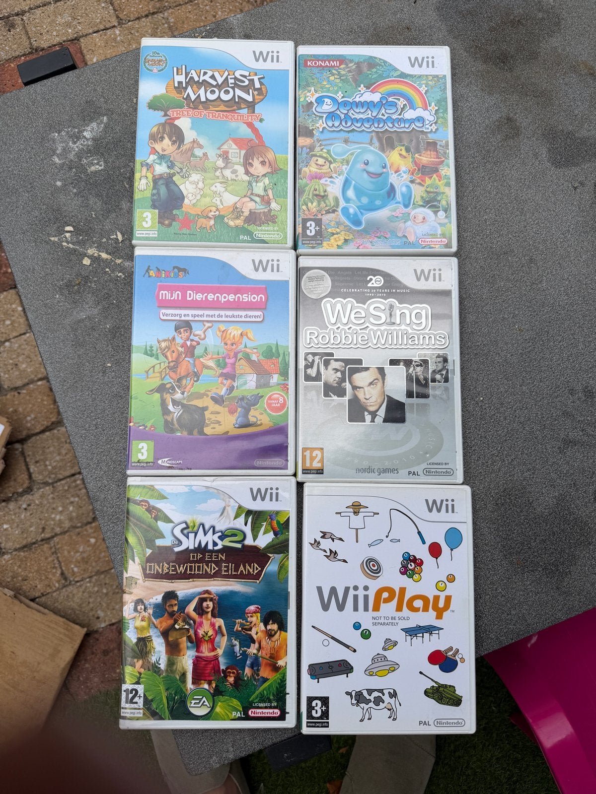 Wii Spellen Bundel - 6 Stuks, Ophalen of Verzenden, Gebruikt, Avontuur en Actie, Vanaf 3 jaar