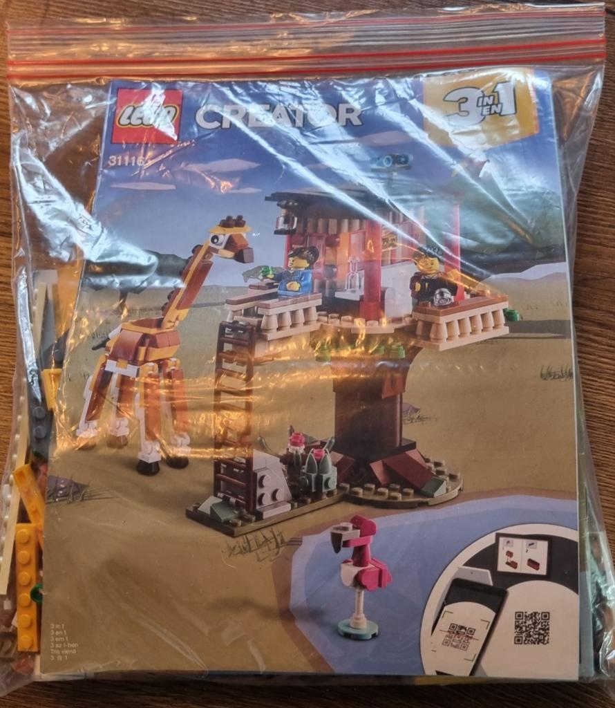 Lego 31116 wild life treehouse, Ophalen of Verzenden, Zo goed als nieuw