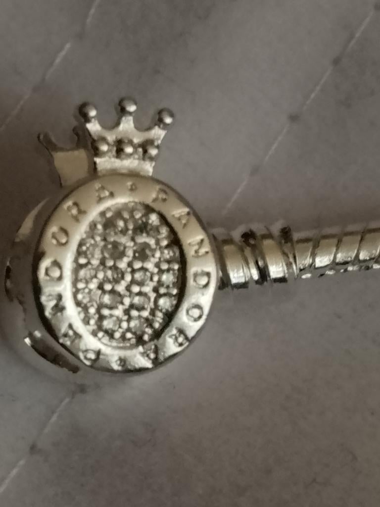 Pandora bedelarmband met kroon sluiting, Sieraden, Tassen en Uiterlijk, Armbanden, Ophalen of Verzenden