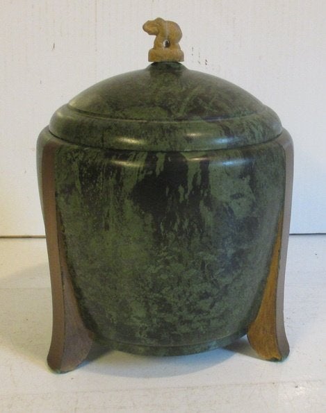 originele art deco bakelieten tabakspot EBENA Wijnegem, Antiek en Kunst, Verzenden