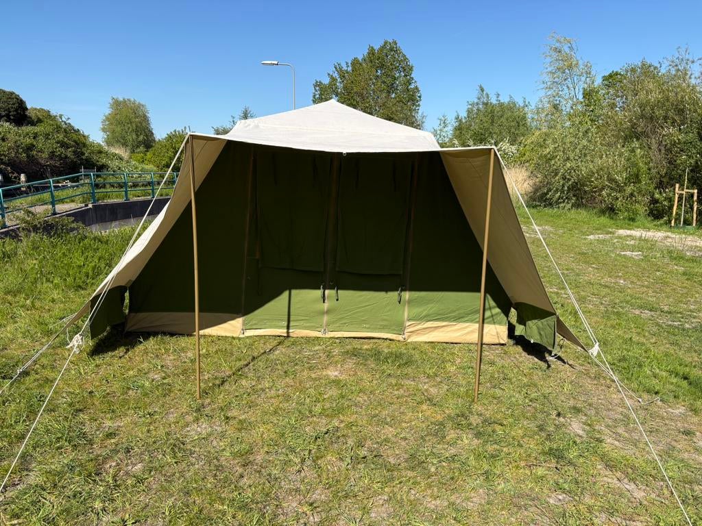 Randstad Bunzing tent 4-5 pers., Caravans en Kamperen, Tenten, Ophalen, Gebruikt, Tot en met 5