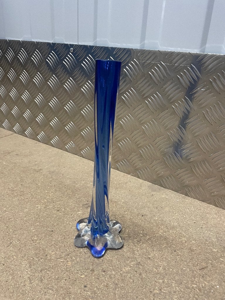 Glas kunst, Antiek en Kunst, Handgemaakt, Blauw, Overige typen, Ophalen