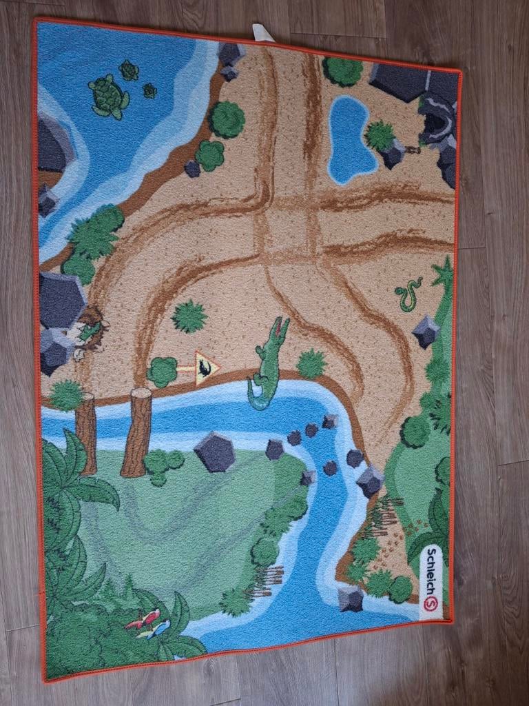 Schleich speelkleed jungle thema, Kinderen en Baby's, Speelgoed | Speelkleden, Gebruikt, Ophalen of Verzenden