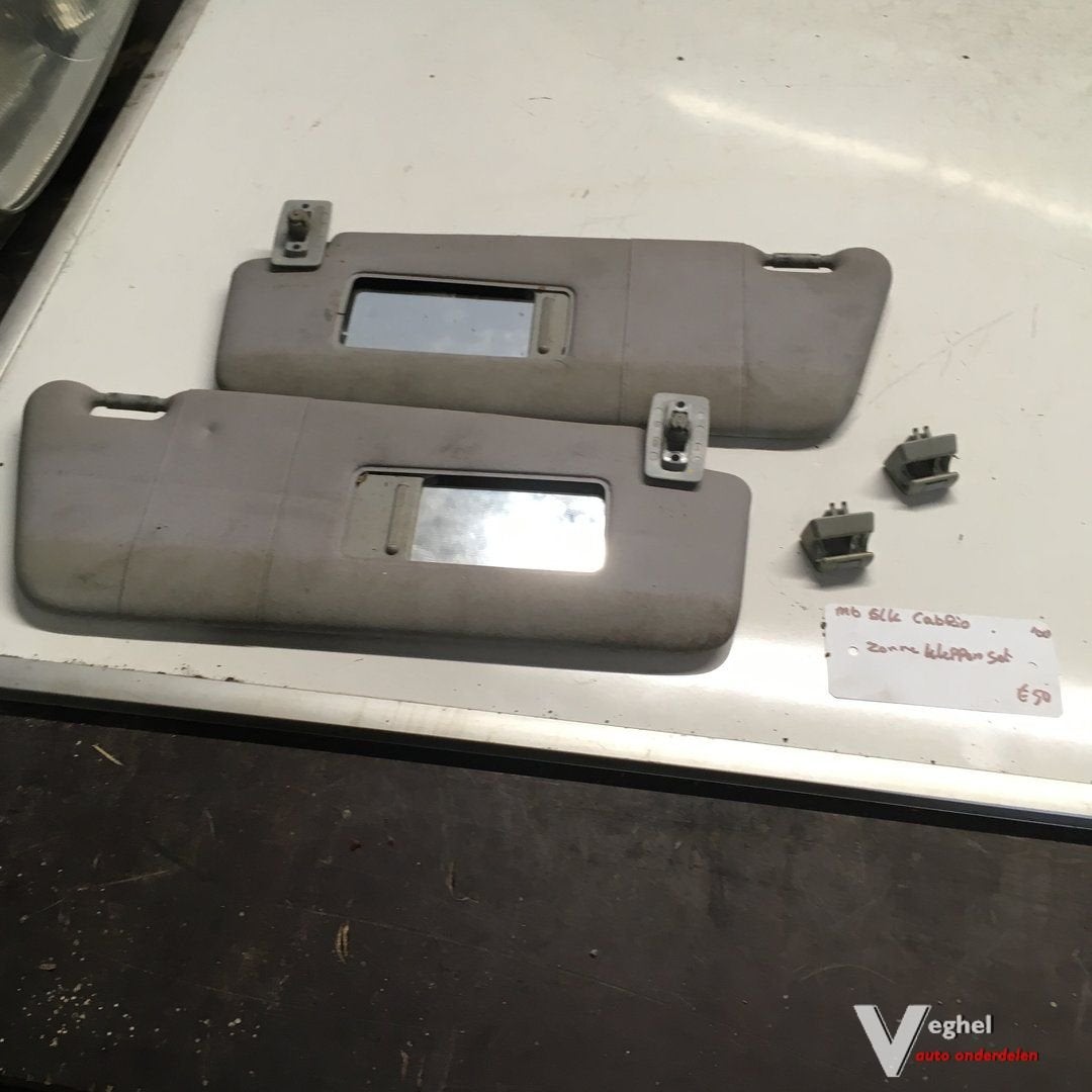 Mercedes CLK  Cabrio   2000   Zonnekleppen set, Gebruikt, -, -, Ophalen of Verzenden