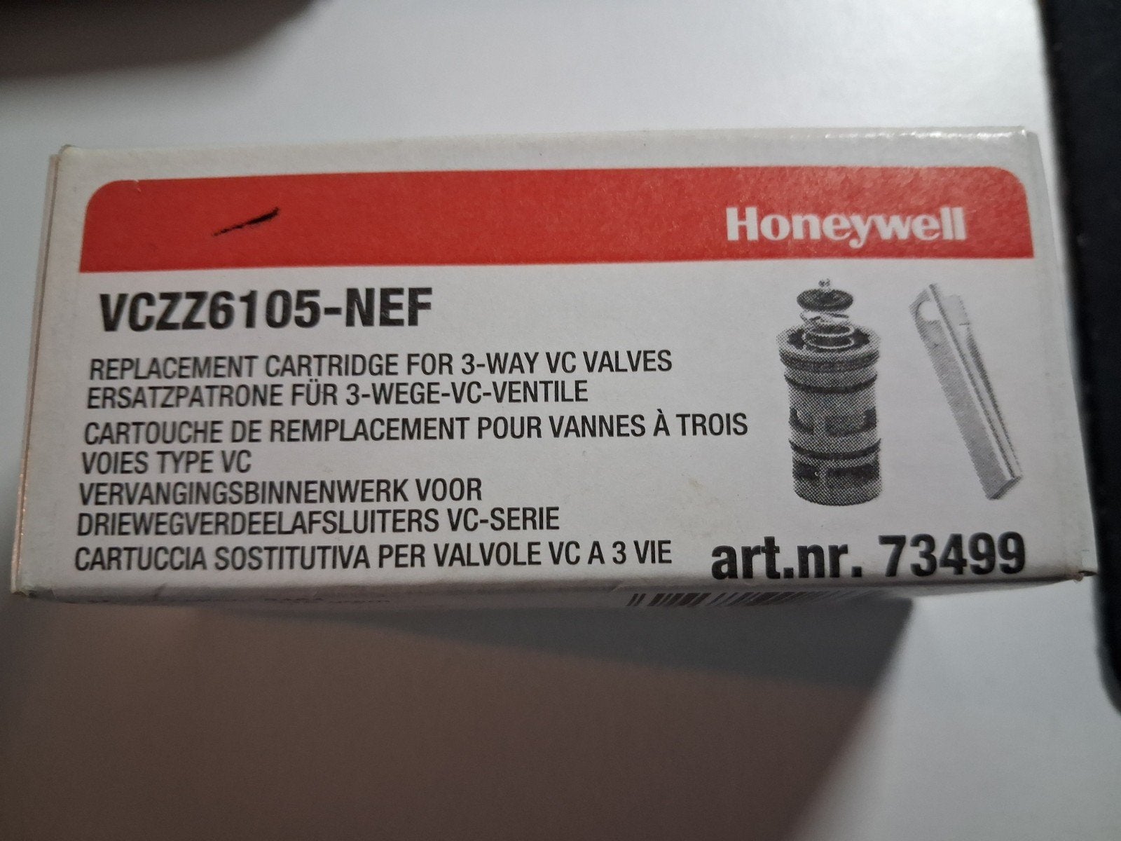 Honeywell VCZZ6105-NEF 3-weg kraan vervangingscartridge, Ophalen of Verzenden, Nieuw, Kraan