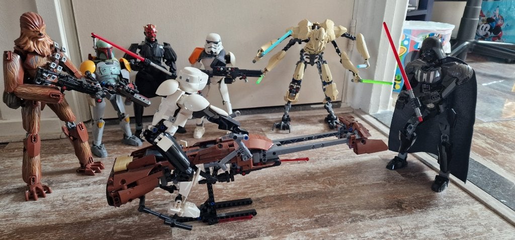 LEGO Star Wars Buildable Figures, set van 7, Verzamelen, Star Wars, Zo goed als nieuw, Actiefiguurtje, Ophalen of Verzenden