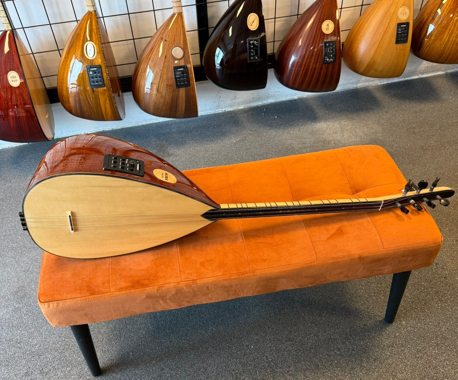 saz maun kısa sap özel yapım tam profosyonel, Muziek en Instrumenten, 7007dc, Aura muziek, Nieuw, Ophalen of Verzenden