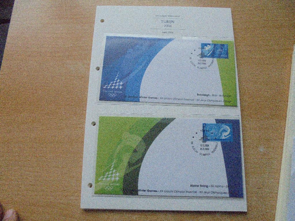 Italie.  Leuke partij fdc's  Olympische Winterspelen Turijn, Ophalen of Verzenden, Buitenland