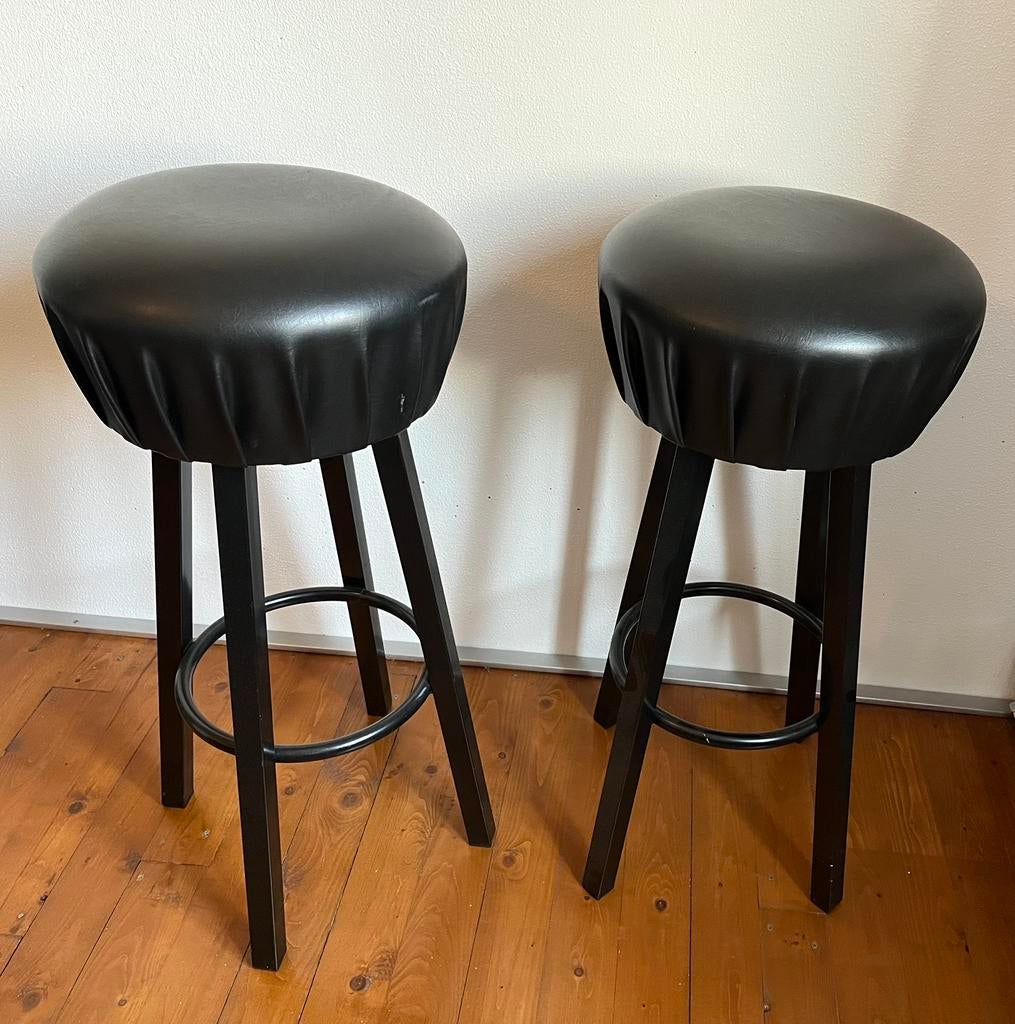 2 Barkrukken, 2 krukken, Ophalen of Verzenden, Zo goed als nieuw, 60 tot 90 cm